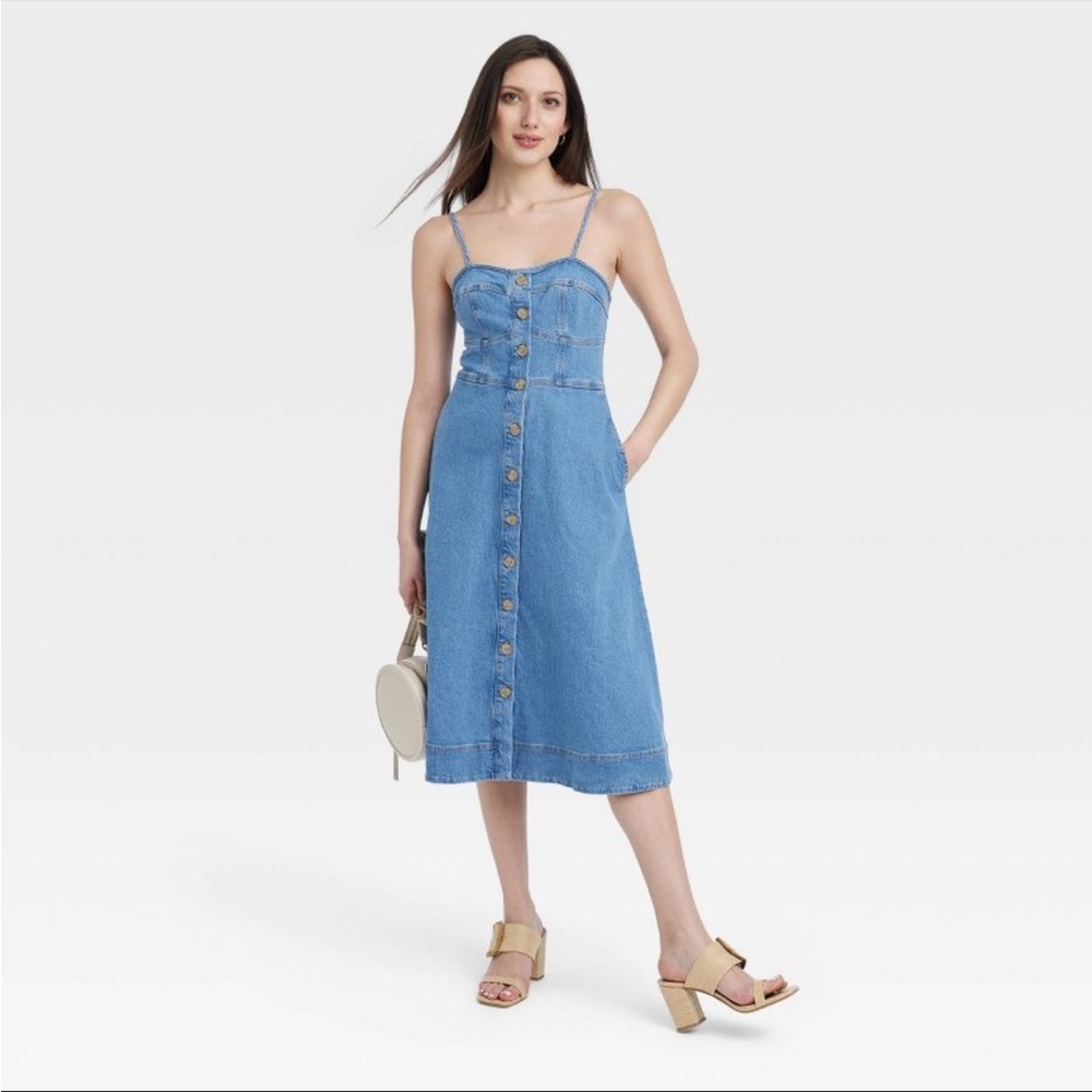 Universal Thread Blue Denim Dress